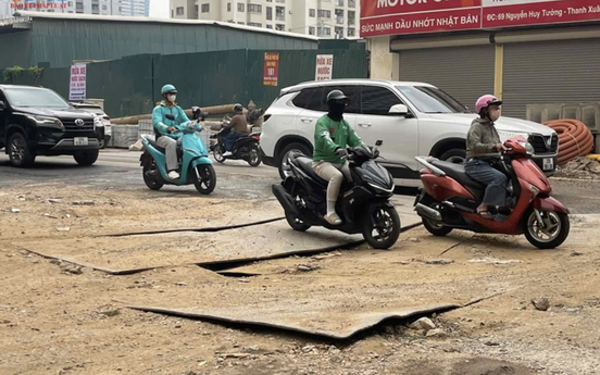 Sau 8 năm triển khai, tuyến đường tắc nghẽn bậc nhất Hà Nội vẫn chưa hoàn thành mở rộng