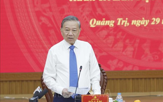 Tổng Bí thư, Chủ tịch nước Tô Lâm: Tái định vị không gian phát triển Quảng Trị với chiến lược “vươn Đông, tỏa Tây”