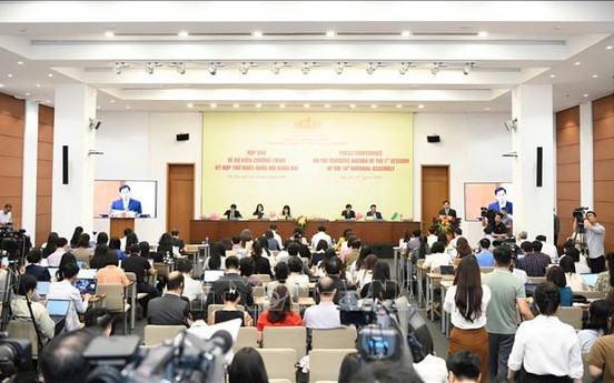 Họp báo Kỳ họp thứ nhất, Quốc hội khóa XVI: Đề xuất giải pháp đột phá để đạt mục tiêu tăng trưởng hai con số