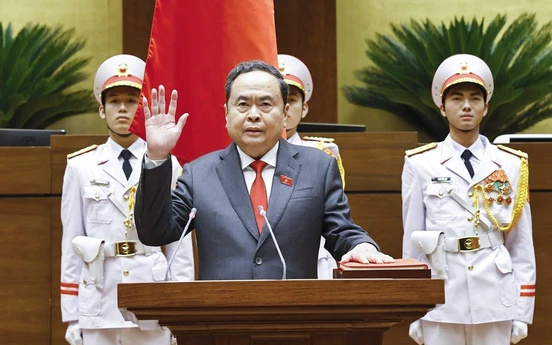 Chủ tịch Quốc hội Trần Thanh Mẫn tuyên thệ và phát biểu nhậm chức