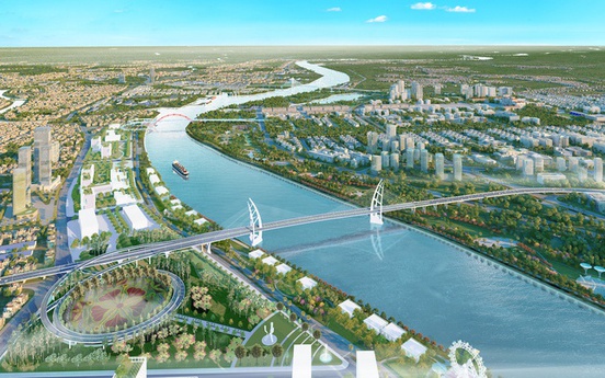 Thành phố nhỏ nhất Việt Nam sắp hoàn thành cầu dây văng 6.200 tỷ, mở lối đến trung tâm hành chính mới