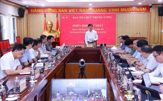 Phiên họp thứ nhất Ban Chỉ đạo chuyển đổi số ngành Tổ chức xây dựng Đảng