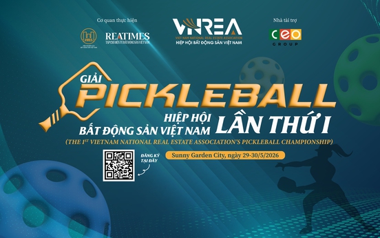 Chính thức phát động và mở cổng đăng ký Giải Pickleball Hiệp hội Bất động sản Việt Nam lần thứ I