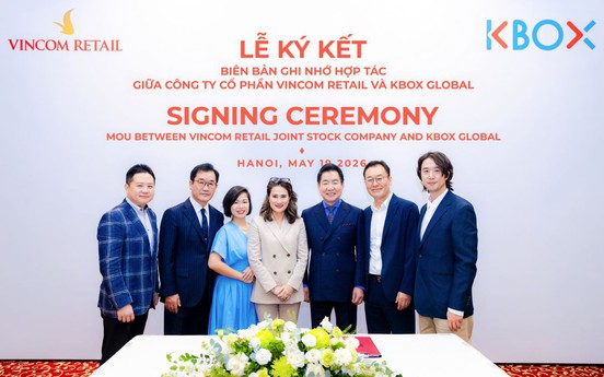 Vincom Retail tiếp tục chiến lược "đón sóng" thương hiệu quốc tế với cú bắt tay cùng K-Box Global