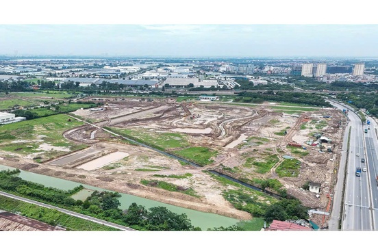 Cận cảnh khu đất gần 40ha xây dựng khu đô thị Hateco Đông Anh