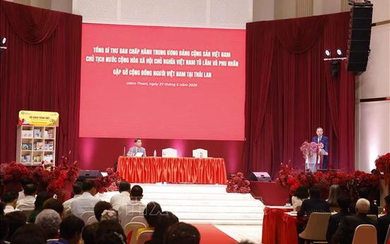 Tổng Bí thư, Chủ tịch nước Tô Lâm gặp gỡ cộng đồng người Việt Nam tại Thái Lan