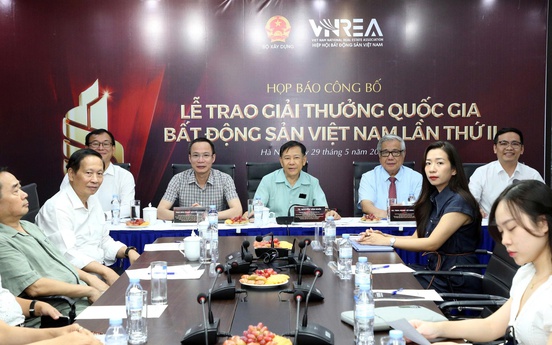 Họp báo công bố Lễ trao Giải thưởng Quốc gia Bất động sản Việt Nam lần thứ II