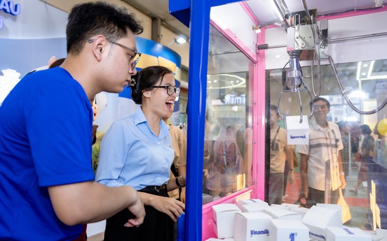 Trải nghiệm đa giác quan giúp gian hàng Vinamilk trở thành tâm điểm triển lãm sữa 2026