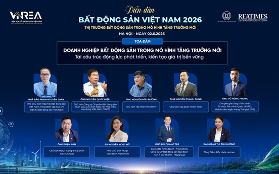 Trước giờ G Diễn đàn Bất động sản Việt Nam 2026: Chân dung dàn doanh nhân ngồi "ghế nóng" tọa đàm "Doanh nghiệp bất động sản trong mô hình tăng trưởng mới"