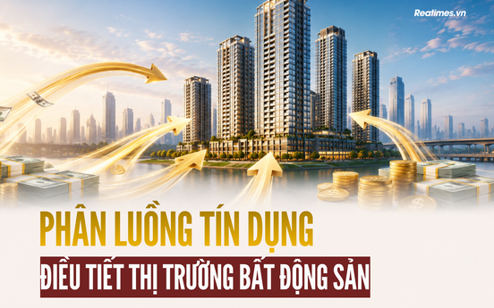 Phân luồng tín dụng bất động sản: "Chìa khóa" điều tiết thị trường bất động sản phát triển bền vững
