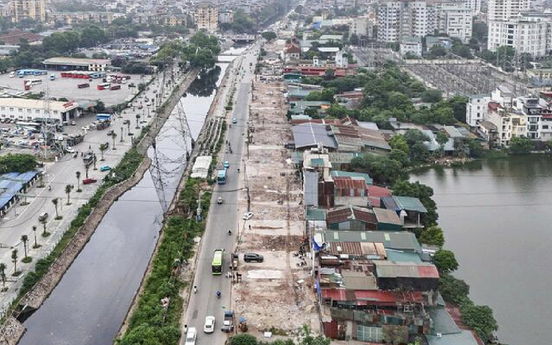 Tăng tốc triển khai thi công tuyến đường 3.400 tỷ ‘đắp chiếu’ 10 năm giữa lòng Hà Nội