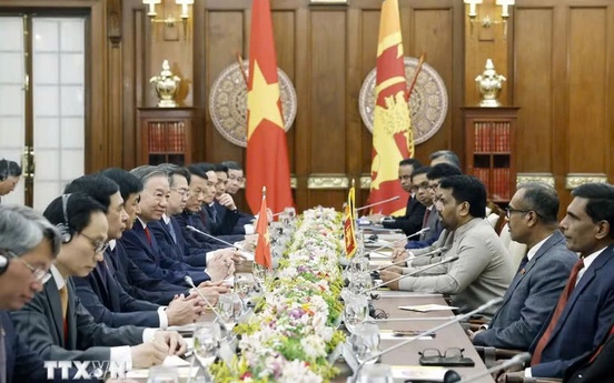 Tổng Bí thư, Chủ tịch nước Tô Lâm hội đàm với Tổng thống Sri Lanka