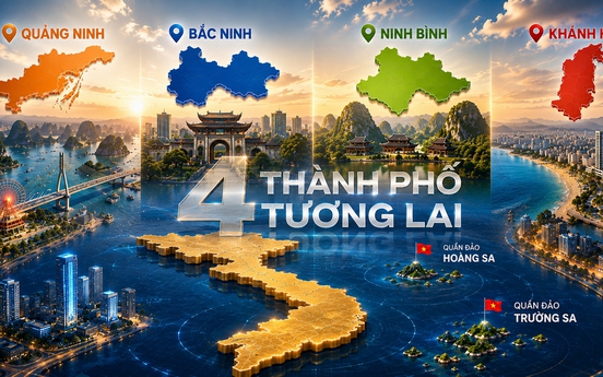 Trong vòng 4 năm nữa, Việt Nam sẽ có thêm 4 thành phố trực thuộc Trung ương mới