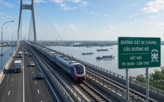 Dự kiến xây dựng tuyến đường sắt đi chung cầu đường bộ kết nối 2 thành phố lớn phía Nam, vốn đầu tư trên 170.000 tỷ