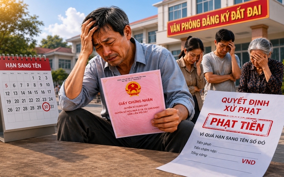 Từ giờ, để quá mốc thời gian này khi sang tên sổ đỏ, người dân có thể bị phạt tiền