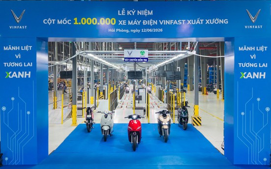 Vinfast xuất xưởng chiếc xe máy điện thứ 1 triệu