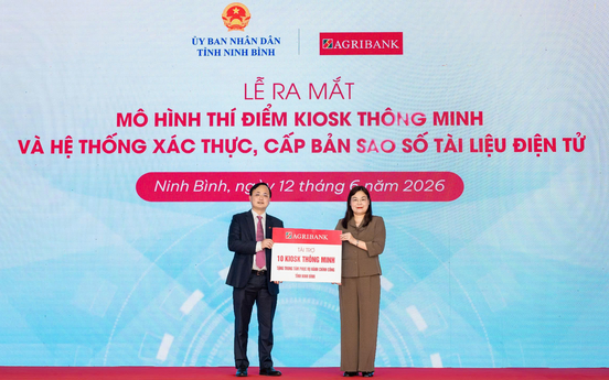 Agribank đồng hành cùng tỉnh Ninh Bình triển khai mô hình Kiosk thông minh: “Cú hích” chuyển đổi số hành chính công
