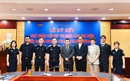 Cục Hải quan và 04 Ngân hàng thương mại ký thỏa thuận phối hợp thu ngân sách