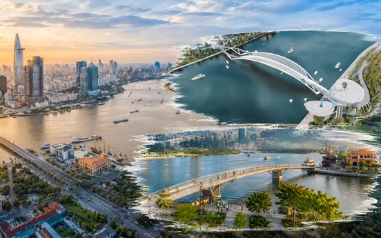 TP giàu nhất Việt Nam sắp có thêm cầu đi bộ bắc qua dòng sông biểu tượng