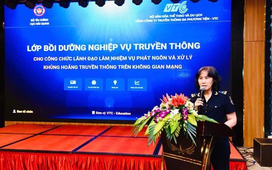 Cục Hải quan bồi dưỡng kỹ năng phát ngôn, xử lý khủng hoảng truyền thông cho cán bộ lãnh đạo phụ trách