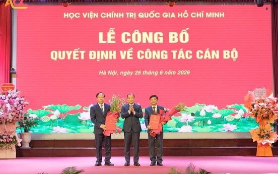 PGS.TS. Phạm Minh Sơn được bổ nhiệm lại chức Giám đốc Học viện Báo chí và Tuyên truyền