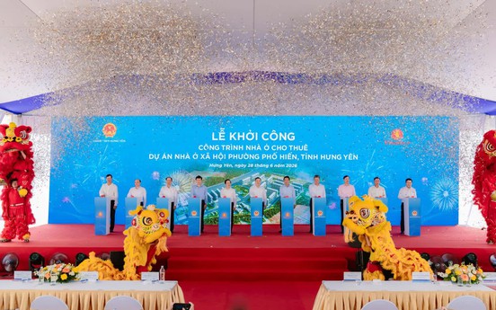 Vingroup khởi công công trình nhà ở cho thuê tại dự án nhà ở xã hội phường Phố Hiến, Hưng Yên
