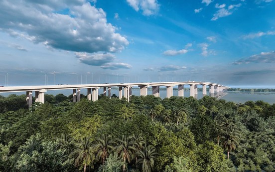 Cây cầu trên tuyến cao tốc hơn 16.000 tỷ kết nối đến siêu sân bay lớn nhất cả nước được triển khai thần tốc