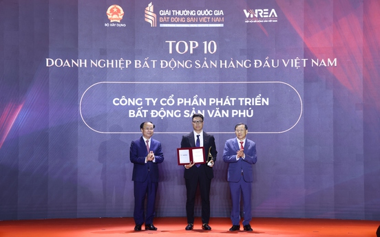 Kiên định triết lý "vị nhân sinh", Văn Phú thắng lớn tại Giải thưởng Quốc gia Bất động sản Việt Nam