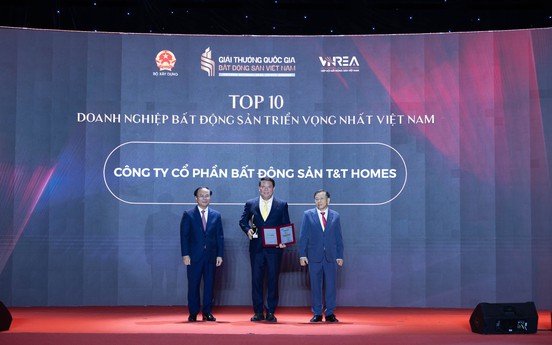 T&T Homes lập "cú đúp" tại Giải thưởng Quốc gia Bất động sản Việt Nam lần thứ II