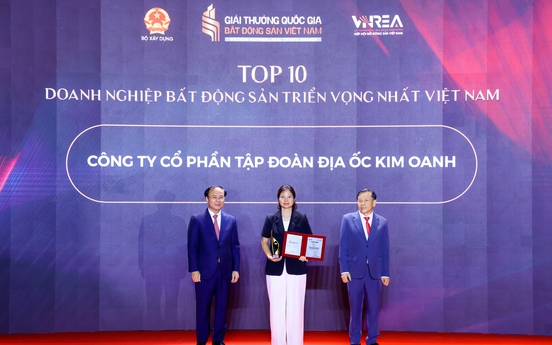 Kim Oanh Group thắng lớn tại Giải thưởng Quốc gia Bất động sản Việt Nam lần thứ II