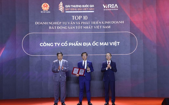 Trước thềm sinh nhật 7 tuổi, Mai Việt Land thắng lớn với "cú đúp" danh giá tại Giải thưởng Quốc gia Bất động sản Việt Nam lần thứ II