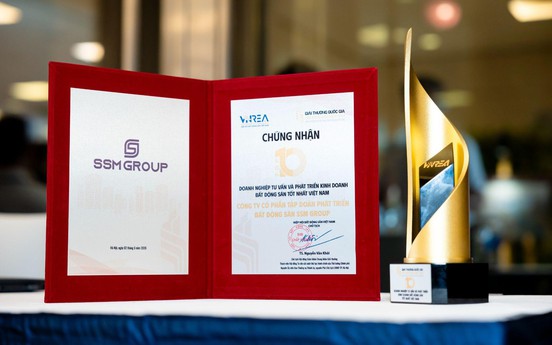 SSM Group vào Top 10 Doanh nghiệp tư vấn và phát triển kinh doanh bất động sản tốt nhất Việt Nam