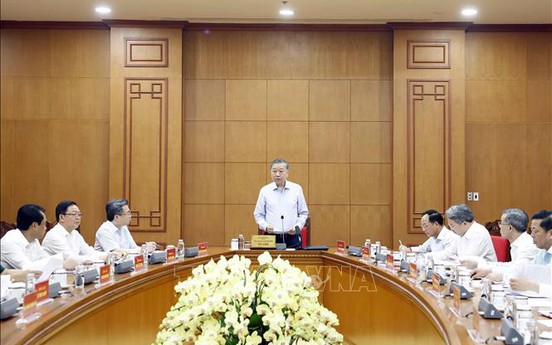 Tổng Bí thư, Chủ tịch nước Tô Lâm: Tạo nền căn bản để chuyển từ ứng phó thiên tai sang quản trị rủi ro thiên tai