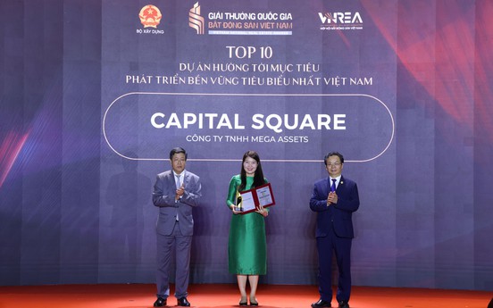Capital Square được vinh danh Top 10 Dự án hướng tới mục tiêu phát triển bền vững tiêu biểu nhất Viêt Nam