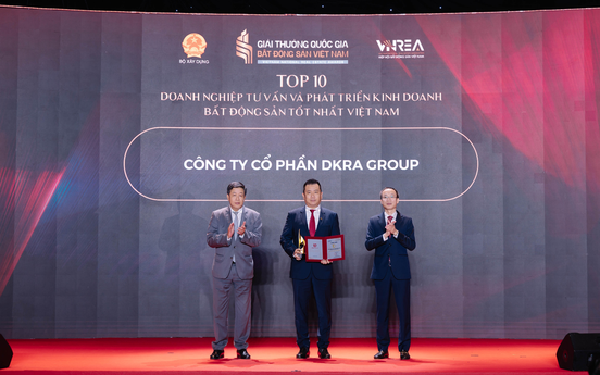 DKRA Group được vinh danh Top 10 doanh nghiệp tư vấn và phát triển kinh doanh bất động sản tốt nhất Việt Nam
