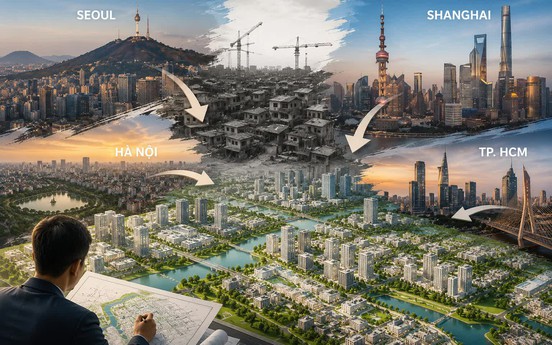 Từ Seoul, Thượng Hải đến Hà Nội, TP. HCM: Vì sao các siêu đô thị đều phải quy hoạch lại?