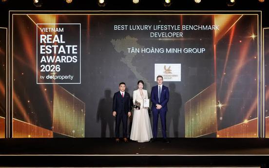 Tân Hoàng Minh thắng lớn tại Dot Property Vietnam Real Estate Awards 2026