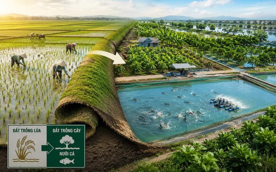 Tự ý chuyển đất trồng lúa sang đất trồng cây nuôi cá: Khi thu hồi có được đền bù không?