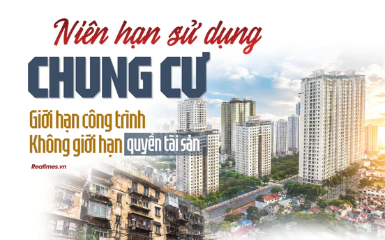 Niên hạn sử dụng chung cư: Giới hạn công trình, không giới hạn quyền tài sản