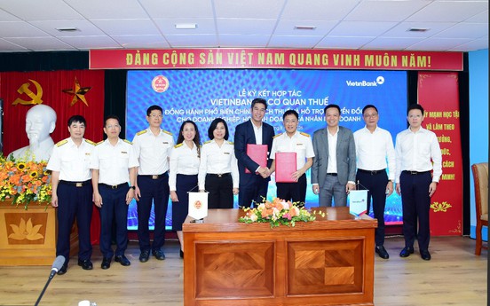 VietinBank ký kết hợp tác với Cục Thuế đồng hành cùng hộ kinh doanh, cá nhân kinh doanh, doanh nghiệp thúc đẩy chuyển đổi số