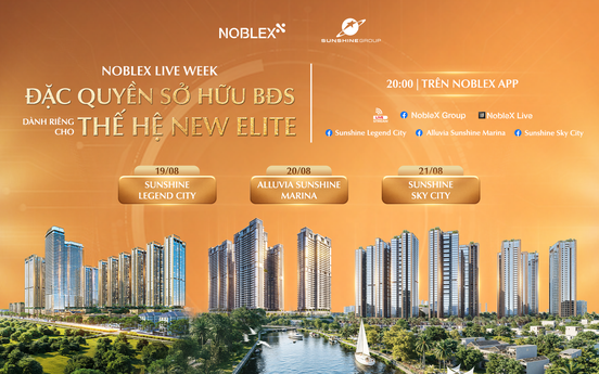 3 dự án “hot” bậc nhất của Sunshine Group lên sóng livestream từ 19 - 21/8, ưu đãi tới 300 triệu/căn