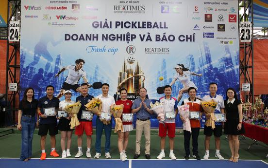 Khai mạc Giải Pickleball Báo chí và Doanh nghiệp tranh cúp Reatimes 2026