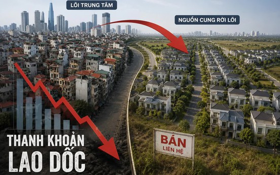 Nhà liền thổ Hà Nội: Nguồn cung rời khu vực lõi, thanh khoản giảm mạnh