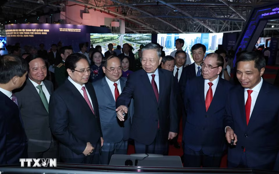 Tổng Bí thư, Chủ tịch nước dự Lễ công bố Nghị quyết về việc thành lập thành phố Quảng Ninh