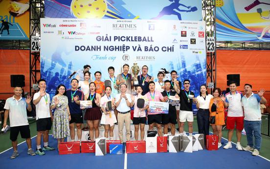 Bế mạc Giải Pickleball Báo chí và Doanh nghiệp tranh cúp Reatimes 2026: Dấu ấn tinh thần thể thao và sự gắn kết