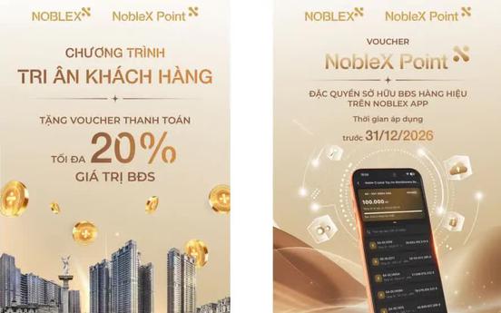 Khách hàng thân thiết của Sunshine Group bất ngờ được tặng voucher NobleX Point: Dùng thanh toán tối đa 20% khi mua thêm nhà