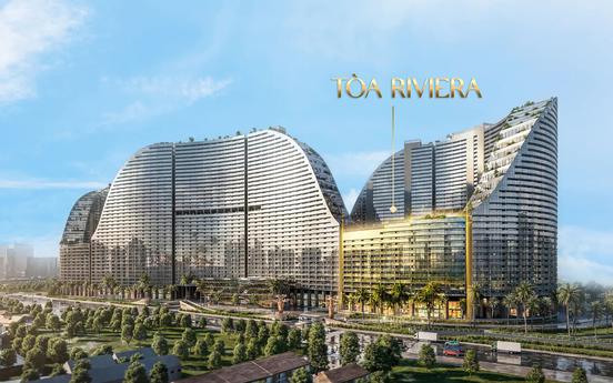 Lộ diện tòa Riviera - cửa ngõ của tổ hợp 12 tòa tháp ven sông Noble Crystal Riverside tại khu Nam Tp.HCM