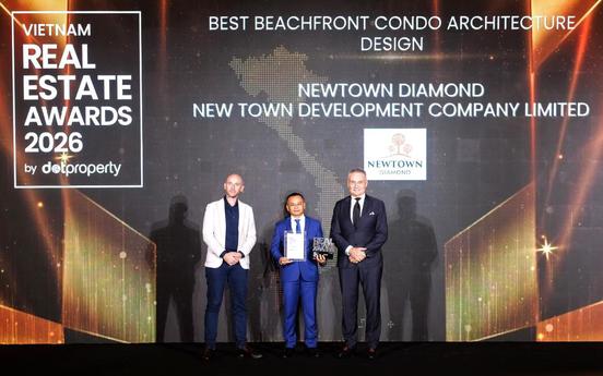 Chiến thắng tại DOT Property Awards 2026: Khẳng định vị thế kiến trúc biểu tượng của Newtown Diamond