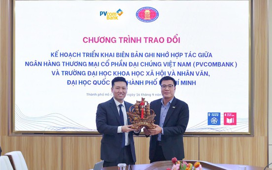 PVcomBank mở rộng hợp tác với Trường Đại học Khoa học Xã hội và Nhân văn, Đại học Quốc gia Thành phố Hồ Chí Minh