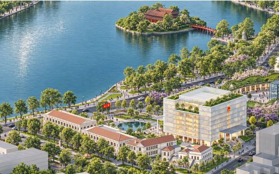 Diện mạo dự kiến khu vực hồ Hoàn Kiếm rộng 63,72ha sau tái thiết
